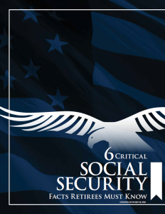 6 Critical Social Security Facts